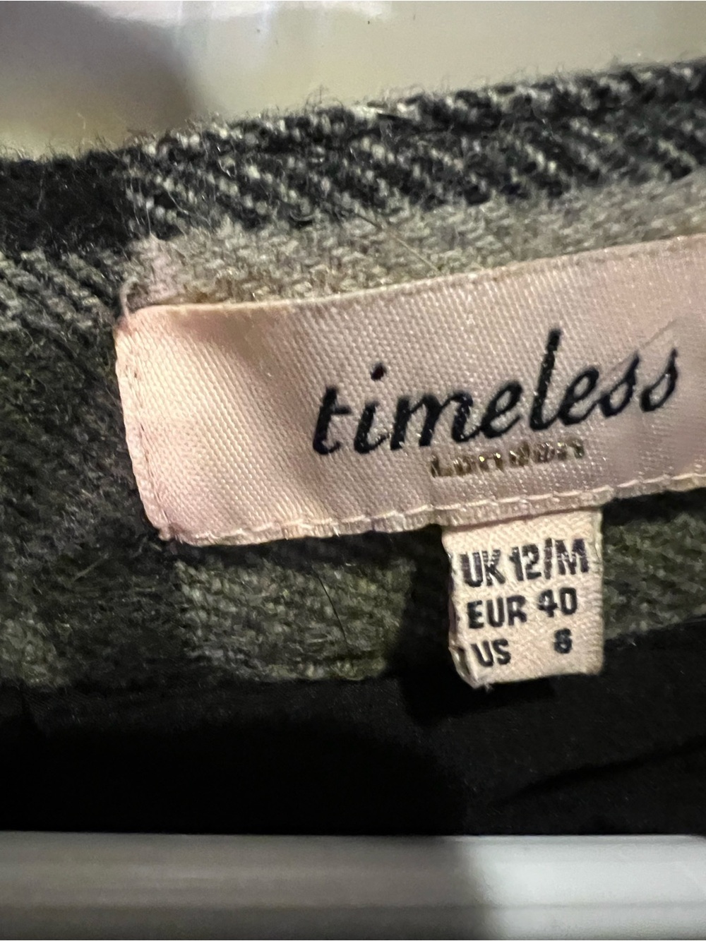 Timeless Black Olive Heavy Skirt